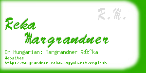 reka margrandner business card